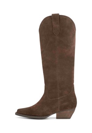DANA - Bottes de cowboy / motard - dark brown