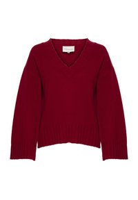 V-NECK - Jersey de punto - burgundy red
