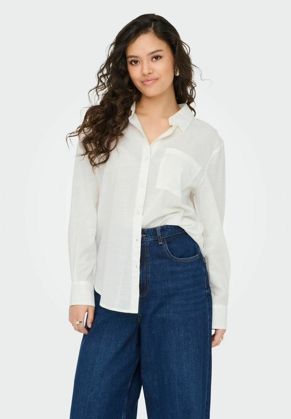 KIMIE - Hemdbluse - cloud dancer