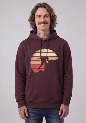 watapparel, MOUNTAIN CLIMBING UNISEX - Kapuzenpullover - red brown