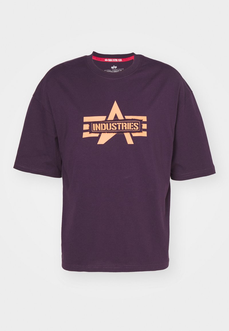 alpha industries T-shirt print paars