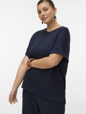Vero Moda Curve VMCHALI - Basic póló - navy