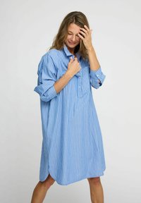 moshi moshi mind RELIEVE STRIPE - Nappali ruha - heaven blue ecru