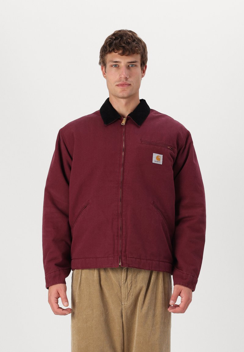 Carhartt WIP DETROIT JACKET - Zimska jakna - malbec/black aged