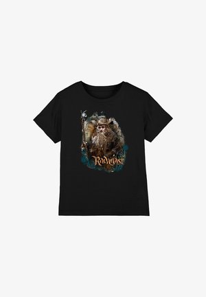 Cotton Soul, THE HOBBIT RADAGAST THE BROWN UNISEX - Print T-shirt - black