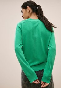 Next BUTTON UP REGULAR FIT - Kardigan - bright green