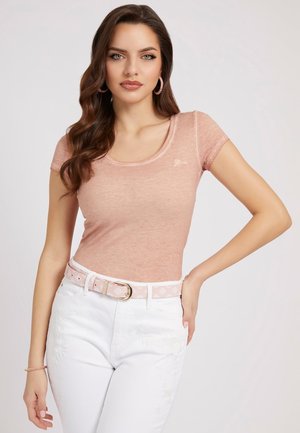 SLIM FIT - T-shirt basic - mehrfarbe rose