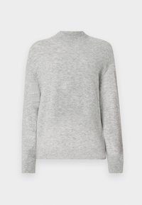 PULLOVER LONG SLEEVE MOCK NECK - Pulóver - stone melange