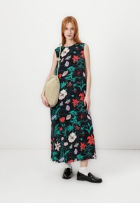 Marimekko MIGOT PERENNA - Maksimekko - black/turquoise/pink
