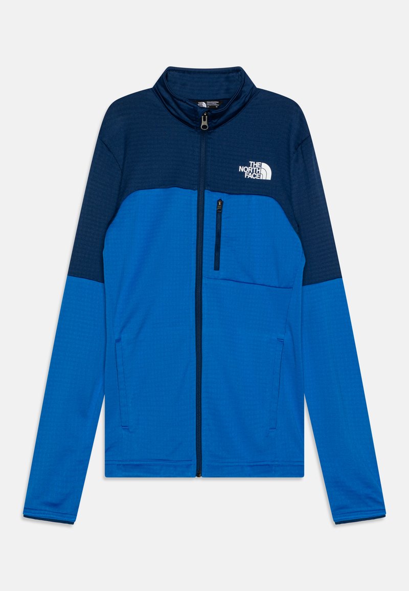 The North Face TEEN HIKE MIDLAYER UNISEX - Camisola com fecho - hero blue/estate blue