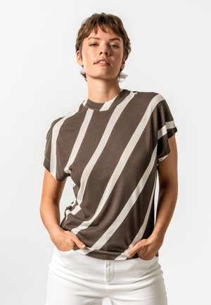 Living Crafts, THONA - Print T-shirt - earth chalk