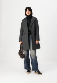 ONLY ONLBLAKE FITTED COAT  - Klassisk kåpe / frakk - dark grey