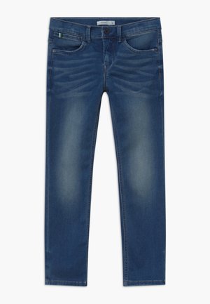 NKMRYAN - Džíny Straight Fit - medium blue denim
