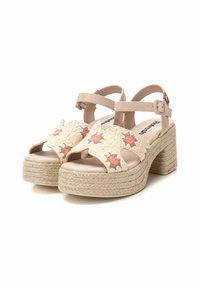 Refresh Sandalias con plataforma - beige