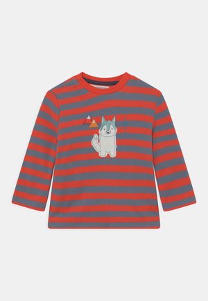 ELAN BABY - Long sleeved top - stone blue/red