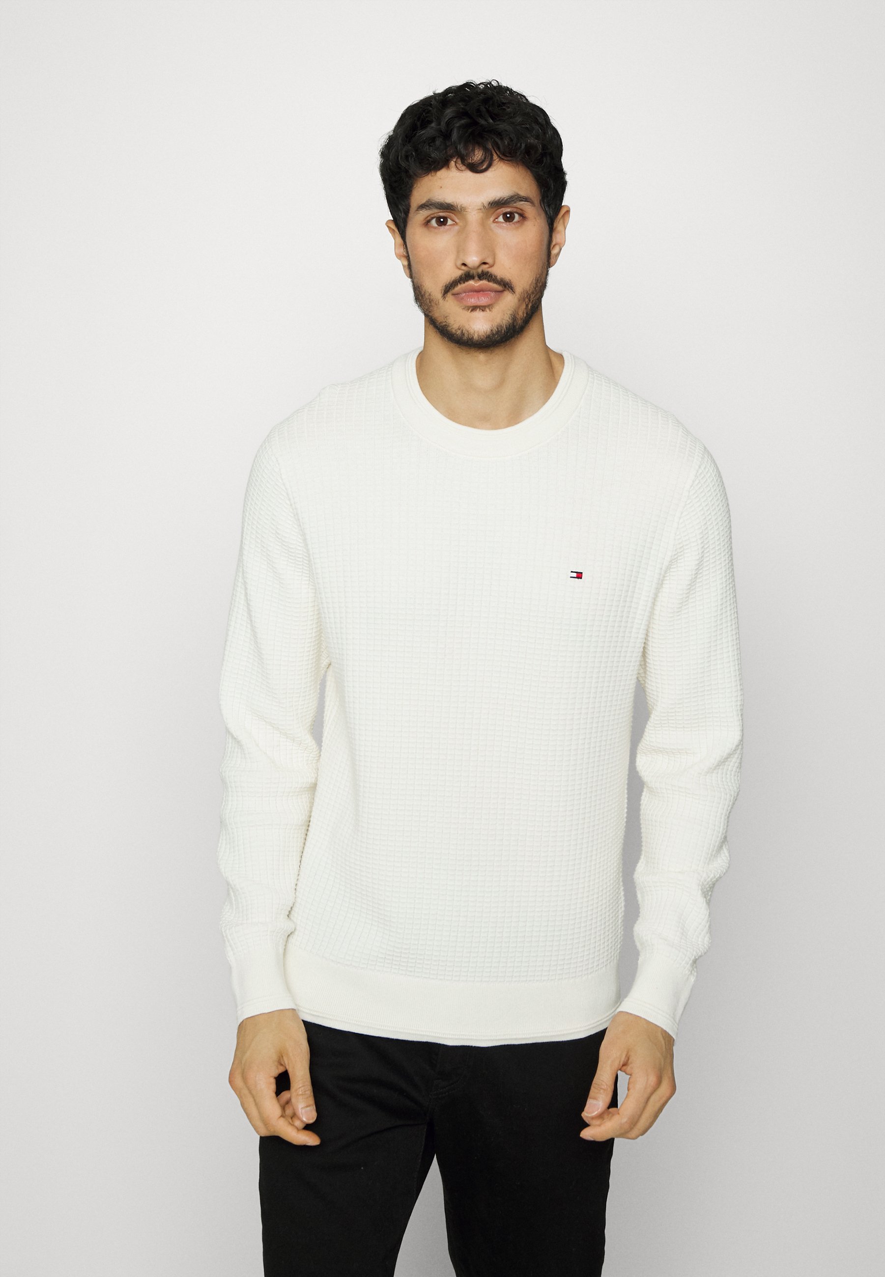 Tommy Hilfiger GRID STRUCTURE CREW NECK 