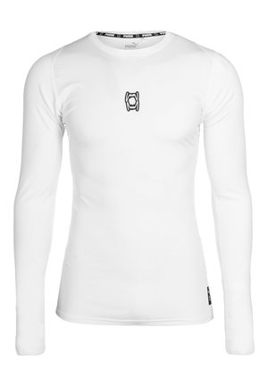 HOOPS TEAM FUNKTIONS - Langarmshirt - puma white