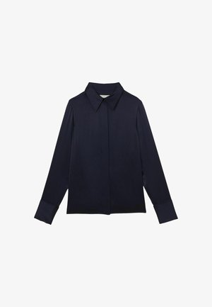 Reiss, Button-down blouse - navy