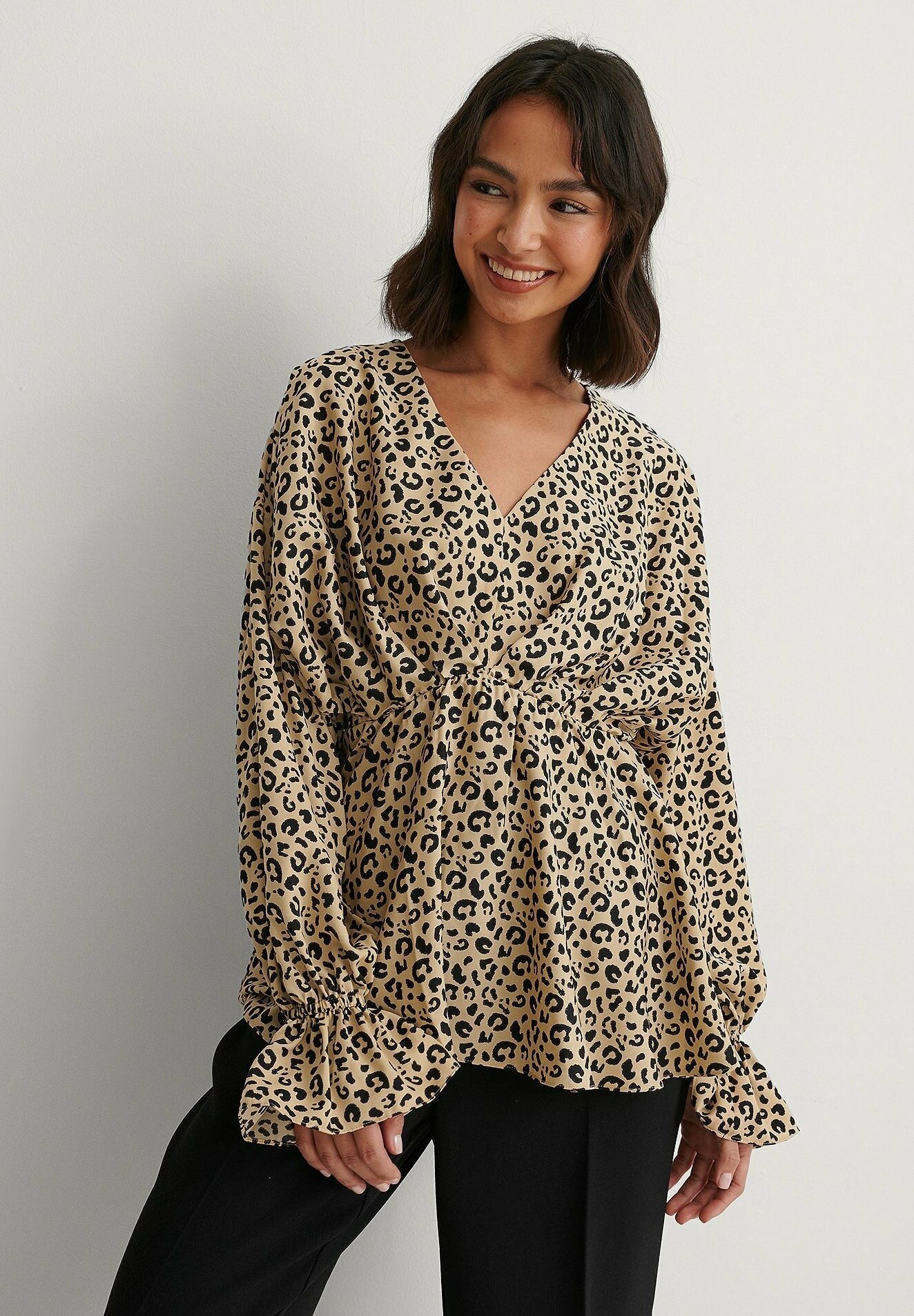 bluse leoprint