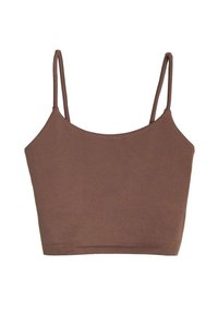 SEAMLESS SINGLET - Débardeur - brown