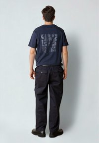 Clean Cut Copenhagen PAULI  - T-shirts med print - navy