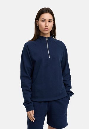 HALF ZIP - Sweatshirt - navy washed