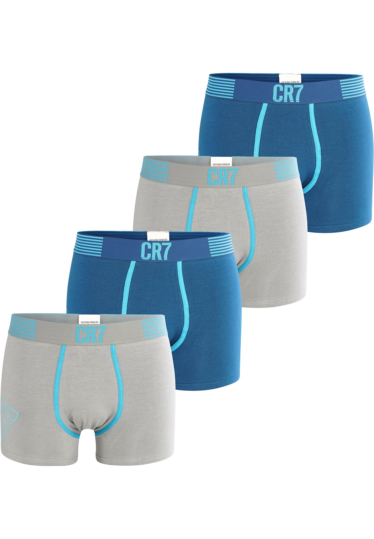 Cristiano Ronaldo Cr7 Cristiano Ronaldo Fashion 4 Pack Panties Grau Blau Dunkelblau Zalando De