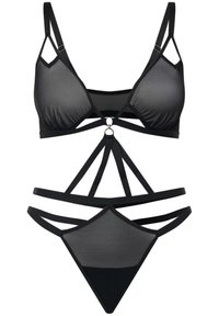 Ulla Popken Triangel-bh - black
