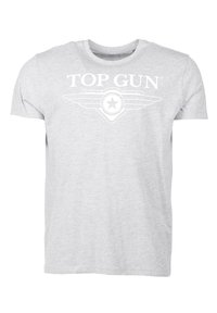 TOP GUN Printtipaita - grey mélange