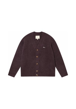 BLKVIS, HAIRY STRUCTURE CARDIGAN - Gilet - raisin