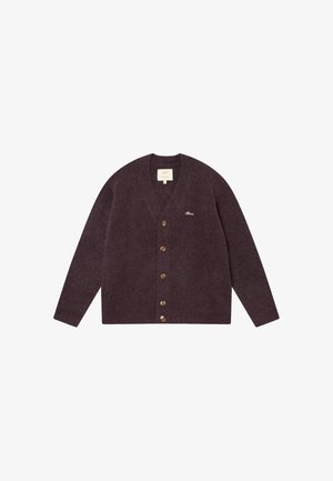 BLKVIS, HAIRY STRUCTURE CARDIGAN - Gilet - raisin