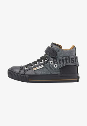 ROCO - High-top trainers - black cognac black