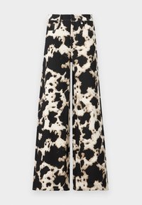 OBJMONTANA MOJI BEATE  - Jeans Relaxed Fit - black/cloud dancer