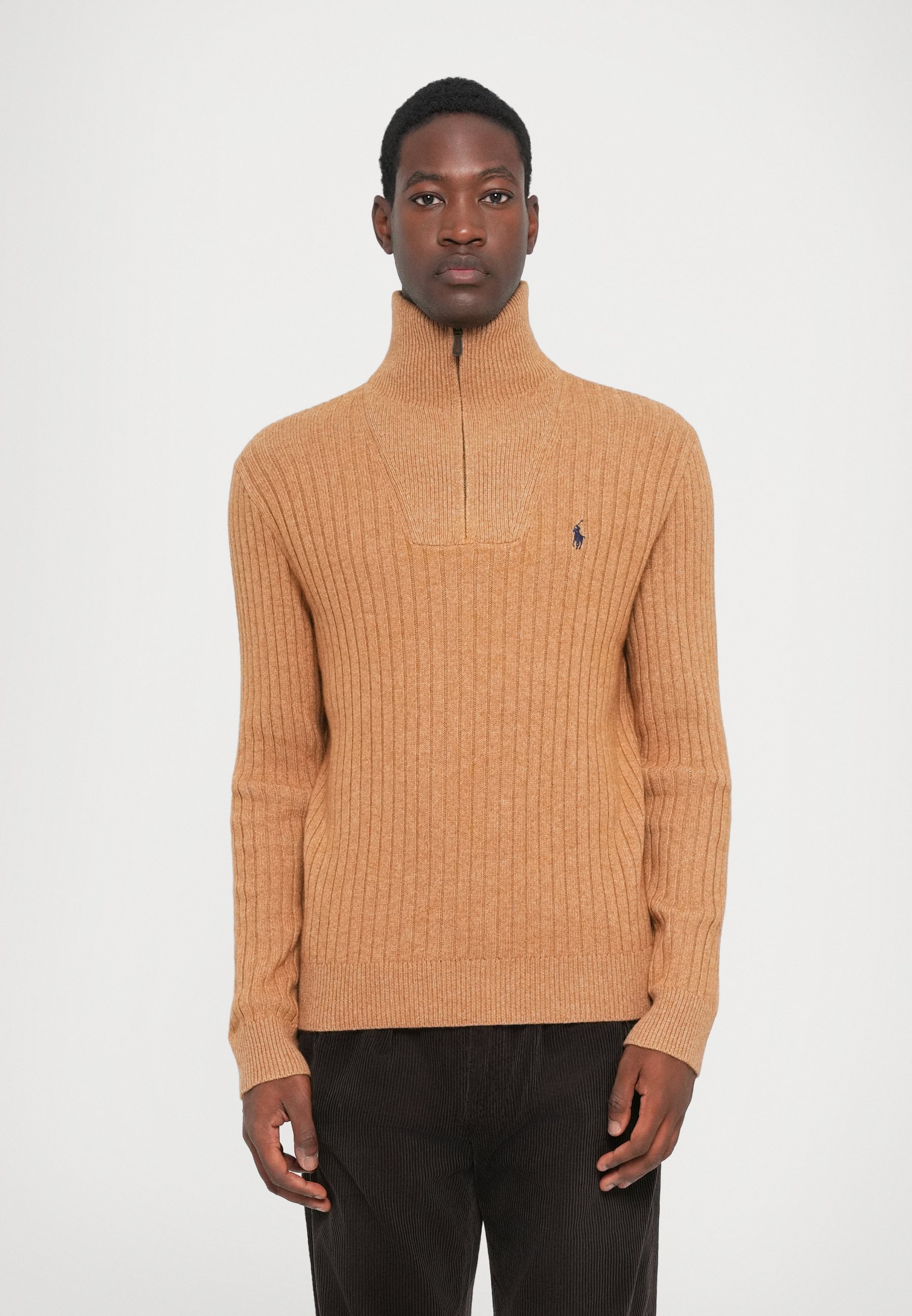Polo Ralph Lauren LONG SLEEVE Jumper camel melange/brown