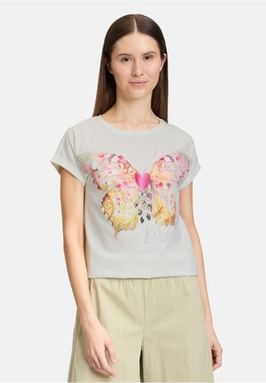 T-shirts print - patch cream rosé