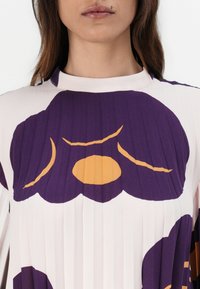 Marimekko DUURI TUMMA - Bluse - light pink/dark violet/brown