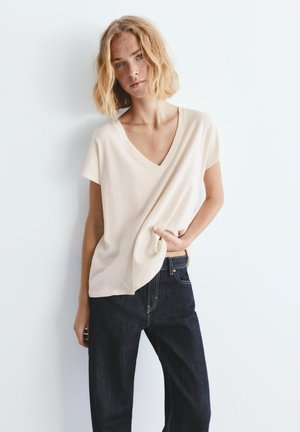 PULL&BEAR T-Shirt basic - beige