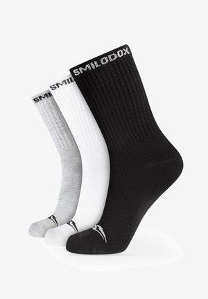 UNISEX TENNIS 3ER PACK - Calcetines de deporte - schwarz grau weiß