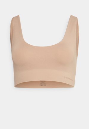 INVISIBLE BRALETTE SEAMLESS BARE SCOOP - Bustieră - hazelnut