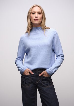KUSCHELIGER PULLOVER - Pullover - blau