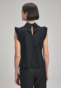 adL STONE COLLAR - Bluse - black