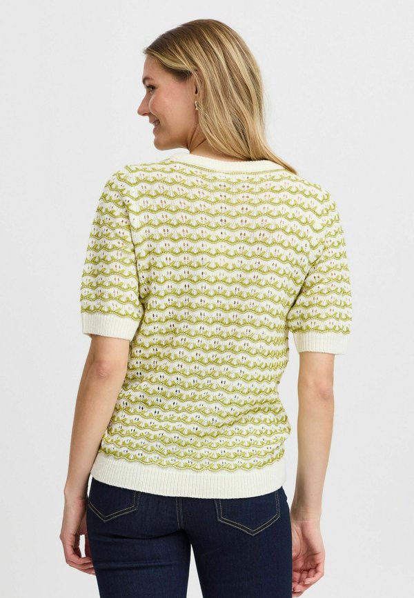 FRLILJE - Print T-shirt - woodbine mix4