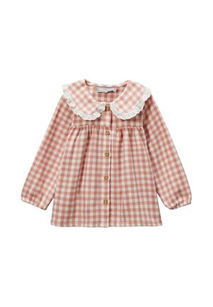 Robe chemise - terre rose