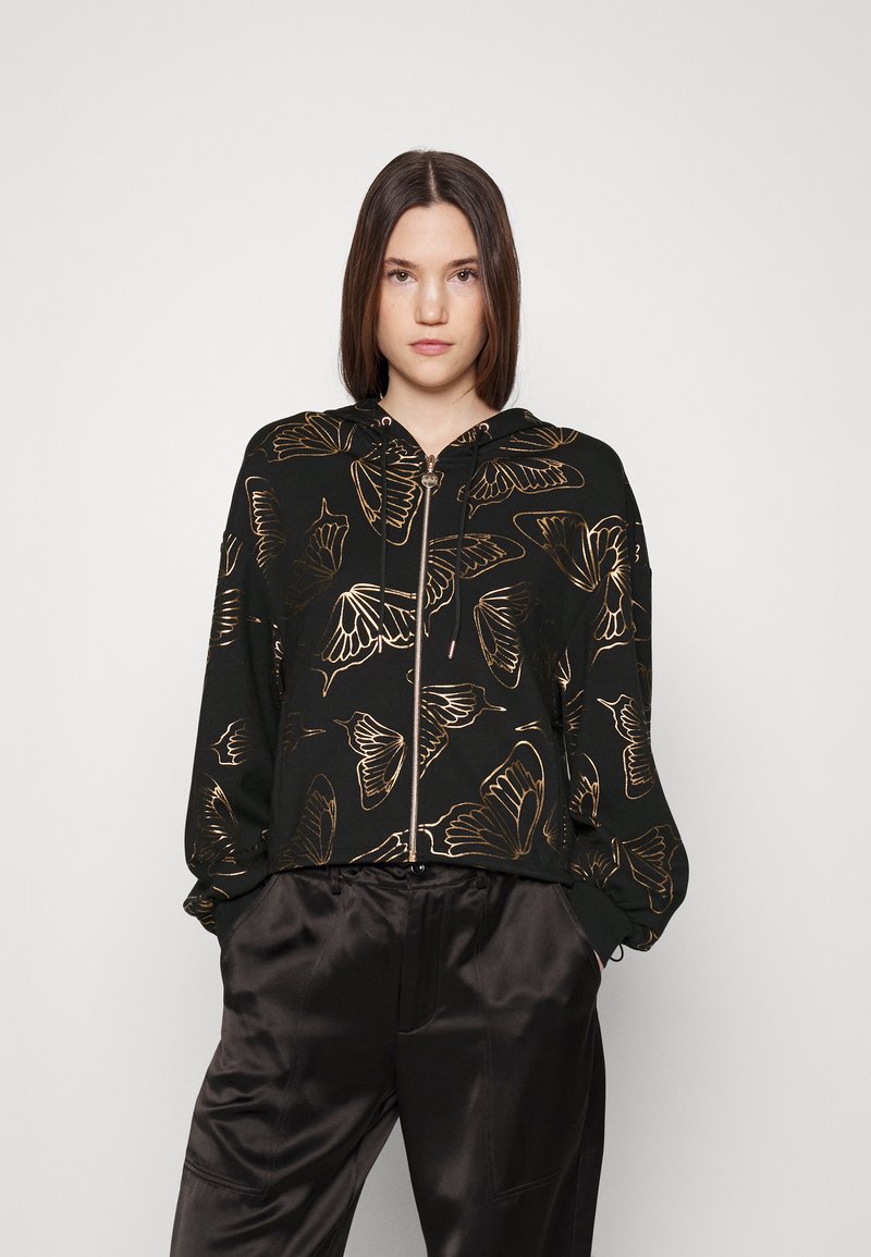 EA7 Pour Des Hommes Survêtement Zippé à Logo, Noir