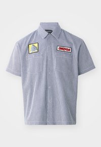 PATCHED LOGO WORK  - Shirt - navy