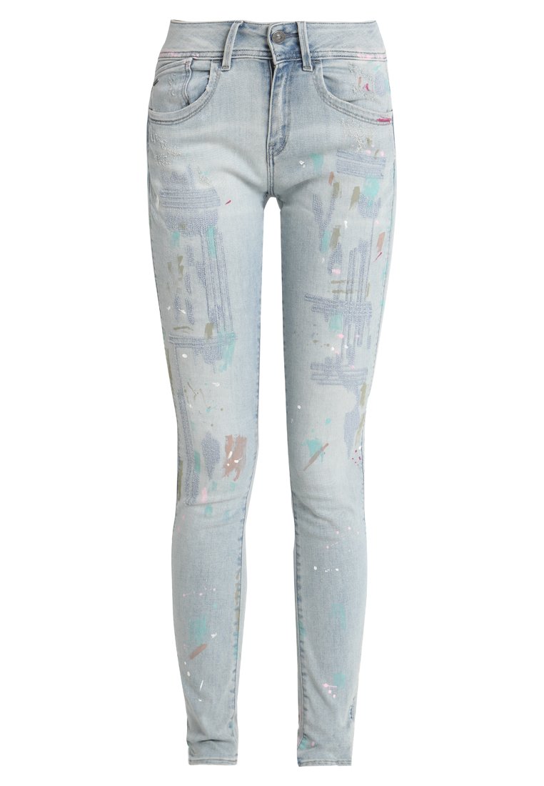 G-Star Jeans Skinny Fit lichtblauw denim