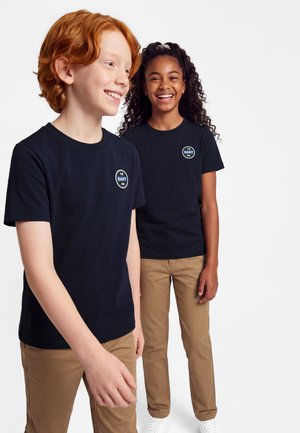 GANT, NEW HAVEN GRAPHIC UNISEX - Тениска с щампа - evening blue