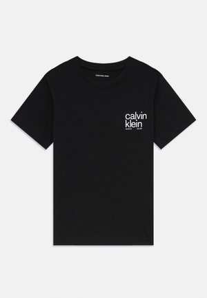 Calvin Klein Jeans SMALL GRAPHIC UNISEX - T-shirt print - black