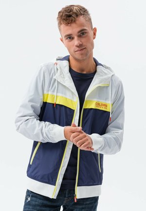 Ombre Windbreaker - white navy