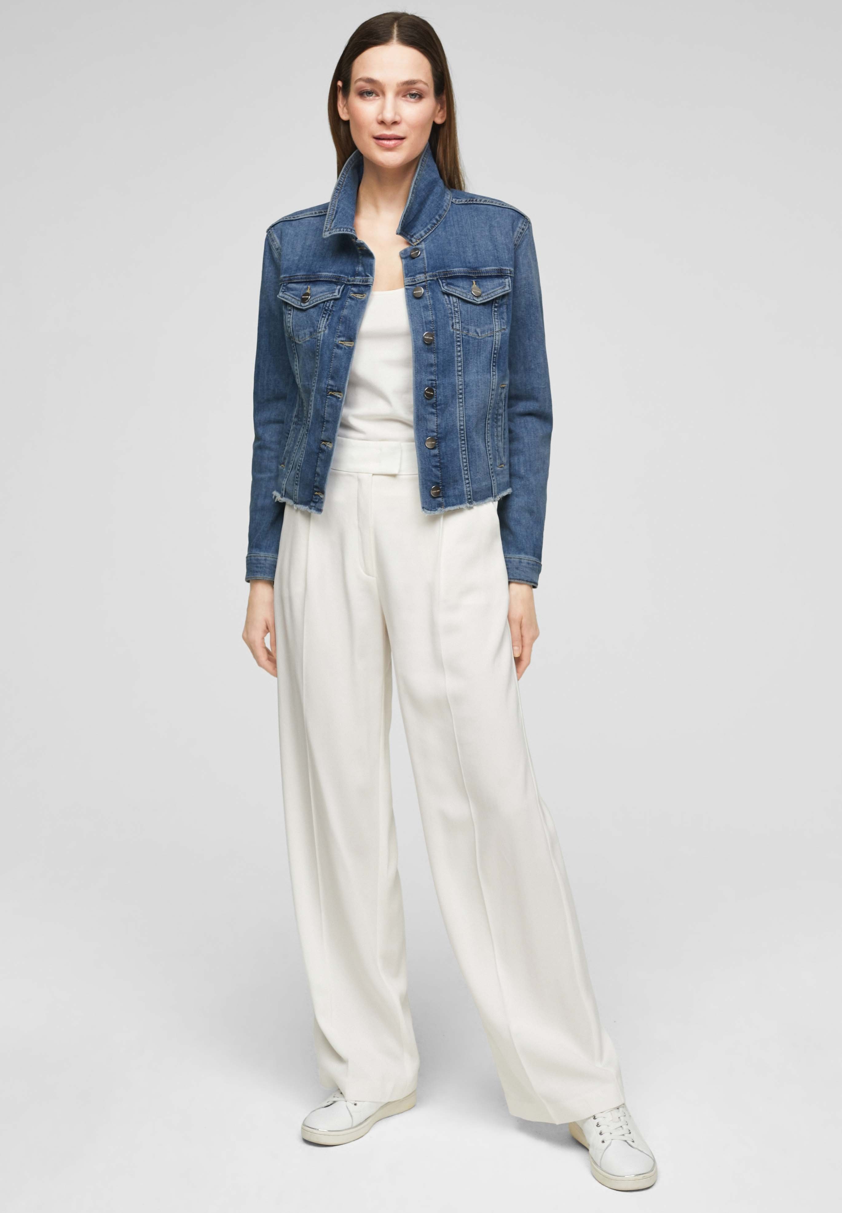 black label denim jacket